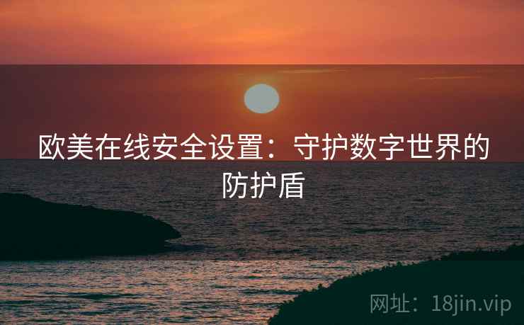 欧美在线安全设置：守护数字世界的防护盾
