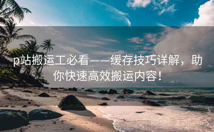 p站搬运工必看——缓存技巧详解，助你快速高效搬运内容！