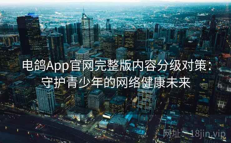 电鸽App官网完整版内容分级对策：守护青少年的网络健康未来