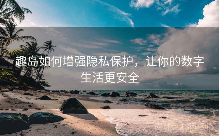 趣岛如何增强隐私保护，让你的数字生活更安全