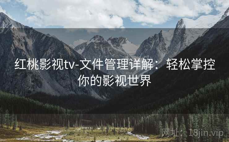 红桃影视tv-文件管理详解：轻松掌控你的影视世界